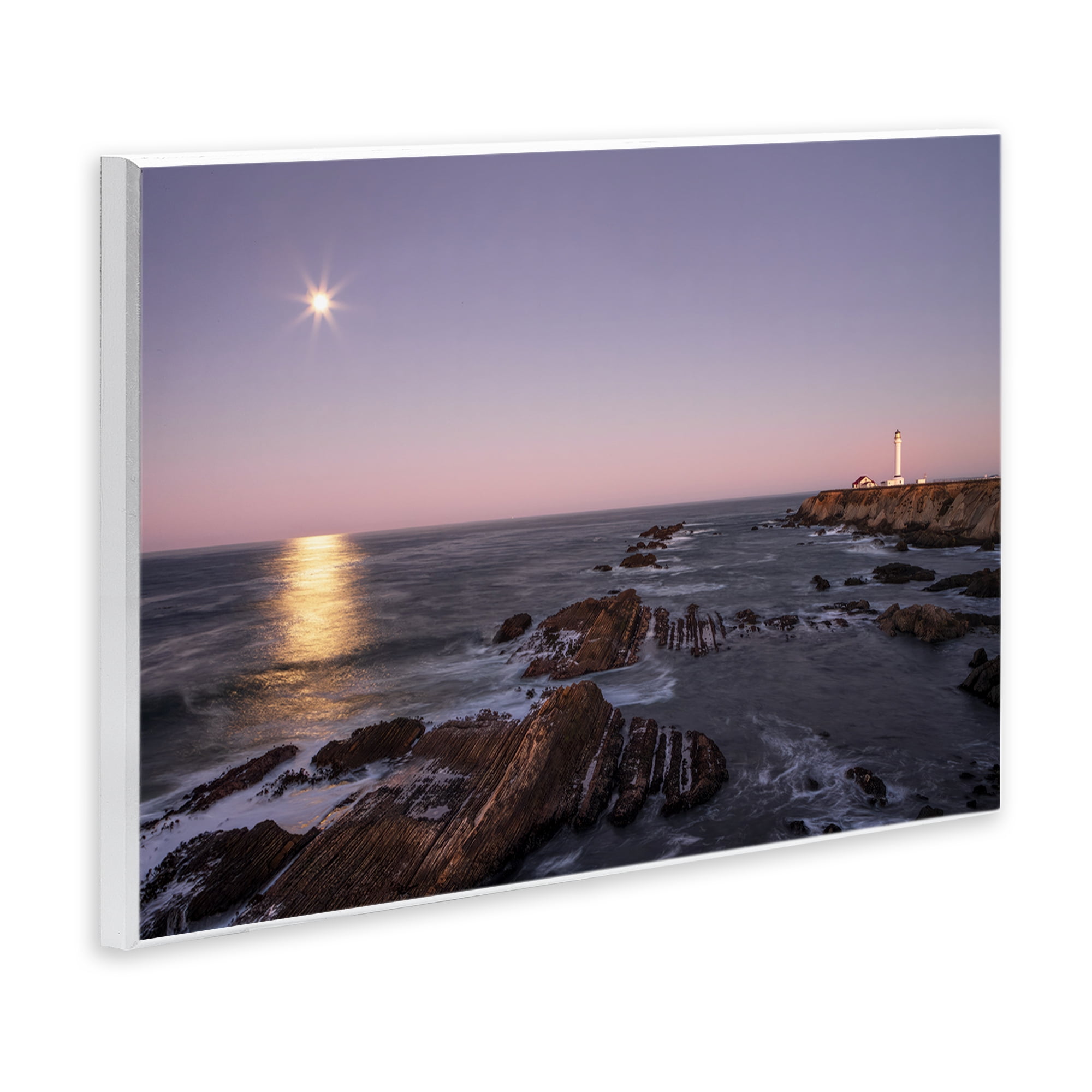 Stupell Industries Moon Arena Coastline Wall Plaque Art, design by Shelley Carlisle