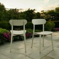 thumbnail image 4 of Patioflare Stacking Chair Set, Green, 2-Pack, 4 of 8
