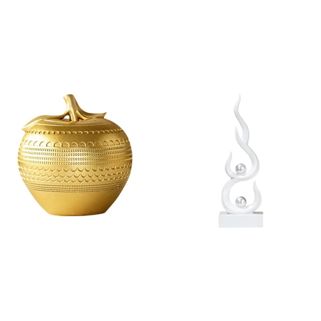 Escultura Moderna De Resina Con Forma De Fruta En Forma De Llama Para Mesa, Estantería, Comedor, Dormitorio, Oficina, Patio, Regalo Para Amigos, Adorno Abstracto.