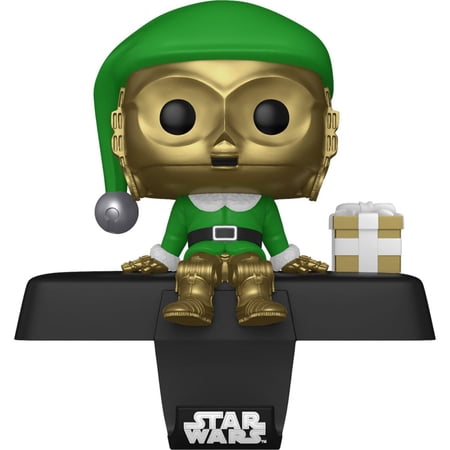 Star Wars C-3PO Holiday Edge-Sitter Stocking Holder Star Wars C-3PO Holiday Edge-Sitter Stocking Holder