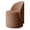 /Brown, variant on Round Foot Stool For Living Room Rotation Footrest Ottoman Leather Upholstered Vanity Chair Modern Backrest Stool For Couch, Living Room, Bedroom, Hallway
