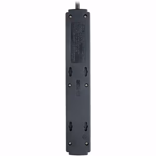 thumbnail image 5 of Tripp Lite Protect It! TLP606B 6 Outlet Surge Suppressor - 6 x NEMA 5-15R - 1.80 kVA - 900 J - 120 V AC Input - 120 V AC Output - 6 ft (1.83 m), 5 of 5