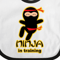 thumbnail image 4 of Inktastic Ninja in Training Boys or Girls Baby Bib, 4 of 4