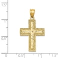 thumbnail image 5 of 14K Yellow Gold Greek Filigree Cross Pendant, 5 of 5
