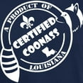 thumbnail image 3 of CafePress - Louisiana Coonass White Dark T Shirt - Men's Classic Graphic Cotton T-Shirt, 3 of 4
