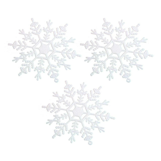 Xihbxyly Colgante para Árbol de Navidad, Diseño Blanco Brillante, Adorno de Ciervo con Copo de Nieve, Decoración Navideña para El Hogar, Realza El Ambiente Navideño, Artesanía Exquisita, Tamaño de 12