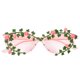 thumbnail image 1 of Gafas de sol de moda con diseño de flores, accesorios para hombres y mujeres, gafas de sol novedosas., 1 of 5