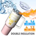 thumbnail image 3 of Mom's Favorite Gift - Large 40 Ounce Tumbler Cup with Straw and Lid - Premium Insulated Stainless Steel Vacuum Thermos - Ideal for Mom Grandma on Mother's Day, 3 of 5
