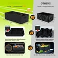thumbnail image 6 of PRIME Trunk Organizer for SUV, Car Organizer, Collapsible Trunk Organizer for Car, Non-Slip Bottom, Storage Organizer for Sedans, Van, Jeep, Grocery, Large 3 Compartments, Black 32"×13"×10.6", 6 of 12