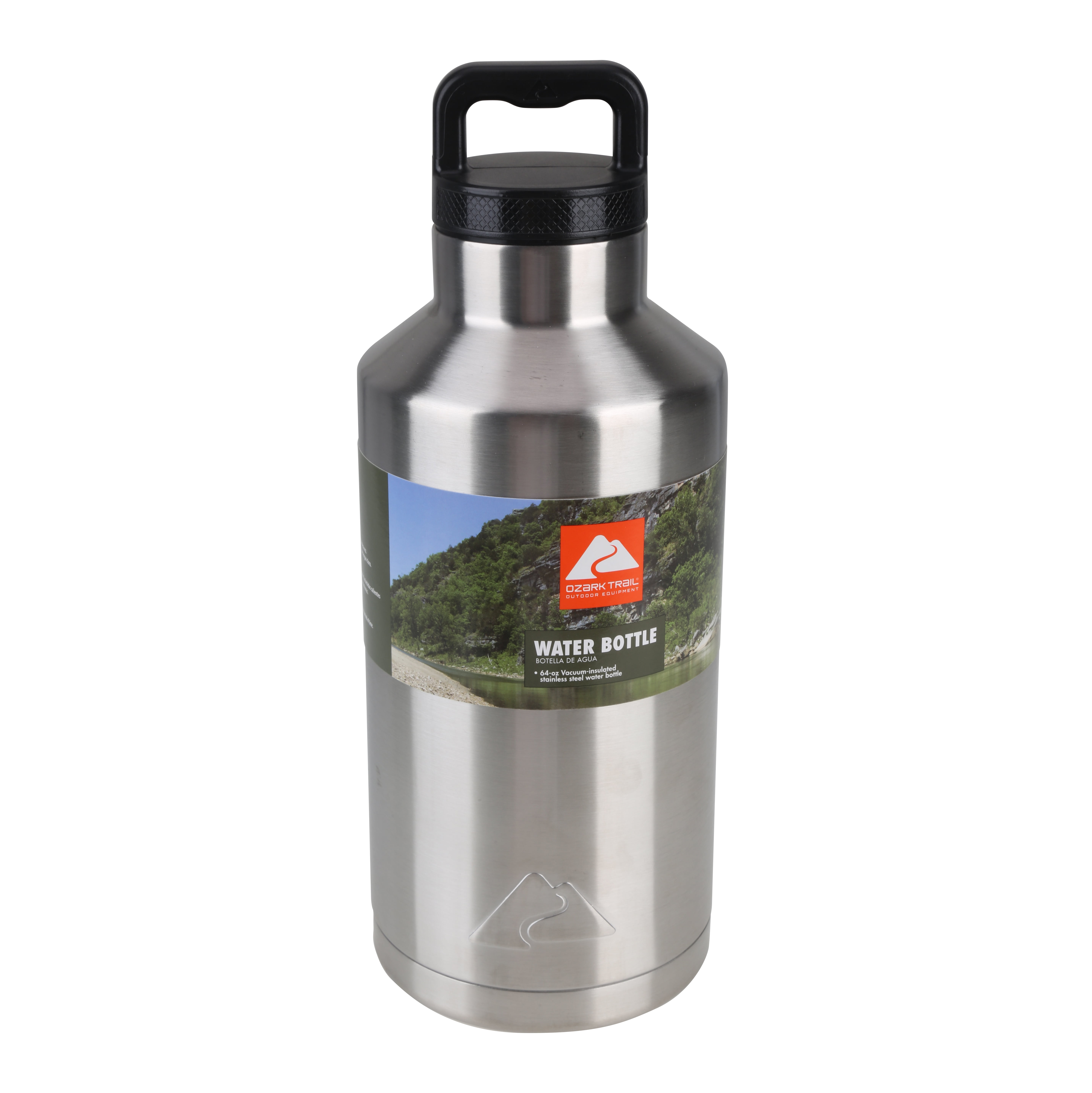 ozark trail 64 ounce double wall stainless steel water bottle