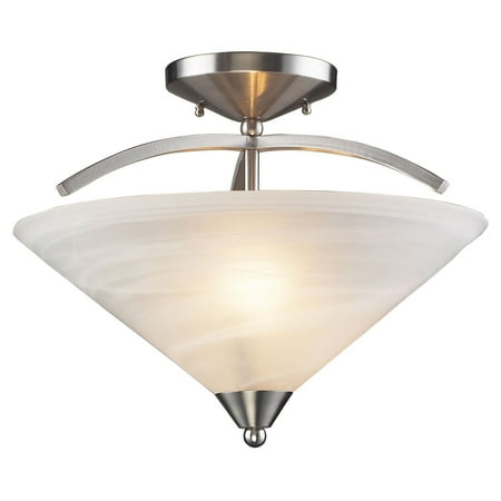 - Elk Lighting Elysburg 7633-2 Semi Flush Mount Light
