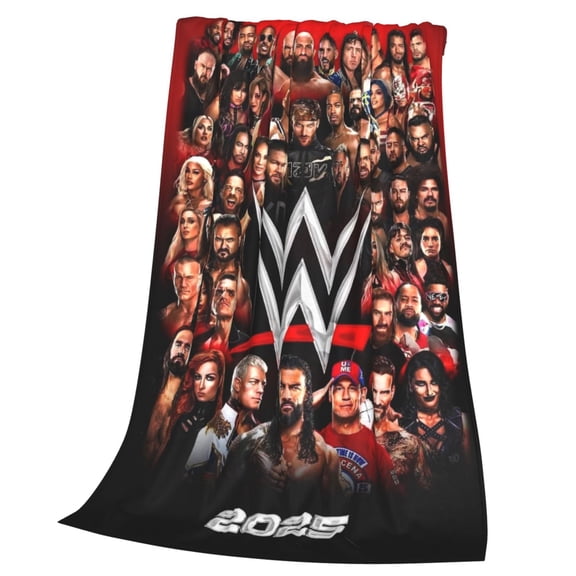 Wres-Tler W-W,E Blanket Soft Cozy Fleece Throw Blanket Lightweight Warm Fuzzy Flannel Blankets and Throws for Couch Sofa Bed 40"x30"