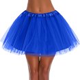 thumbnail image 4 of Solid Color Mesh Belt With Inner Fabric 4 Adult TUTU Half Body Skirt Dance Performance Tutu Skirt, 4 of 7