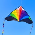 thumbnail image 3 of Kite Kaiciuss Rainbow Easy to Fly con cuerda de 91 m, 140 x 71 cm, 3 of 6