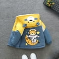 thumbnail image 4 of Gpaecead Baby Boys Girls Winter Coats Fleece Cotton Jacket Toddler Kids Cute Warm Hooded Outwear Coat Yellow, 4 of 6
