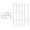 A, variant on Leeye Air Fryer Skewer Rack with 30 Skewers, Stainless Steel Vertical Kabob Holder, Hanging Roasting Rack for Meat Vegetables, Large Capacity Air Fryer Accessory, Silver