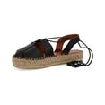 thumbnail image 2 of ALOHAS Roots Leather Espadrille, 39, 2 of 4