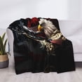 thumbnail image 3 of Yiaed American Bald Eagle Warrior Print Blanket Throw Blanket Soft Cozy Flannel Blanket for Home Bed Sofa Couch Chair-60"x50", 3 of 6