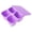 purple, variant on Solivara Leakproof Silicone Lunch Box 4 Compartment With Lid For Snack And Refrigerator Storage (pink,6.50*2.28in)