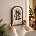thumbnail image 5 of IPEWLEX Christmas Wooden Wall Art Sign with Bells & Holly – Rustic Holiday Decor for Wall & Door, 5 of 7