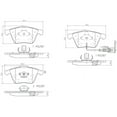 thumbnail image 4 of Brembo P85079N NAO BRAKE PADS Fits select: 2008 AUDI TT 3.2 QUATTRO, 2009 AUDI TT, 4 of 4
