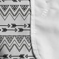thumbnail image 4 of Tribal Microwave Oven Cover, Bohemian Themed Repetitive Pattern with Triangle Zigzags and Arrows, Water Resistant Organizer with Pockets for Kitchen, 36" x 12", Charcoal Grey and White, by Ambesonne, 4 of 4