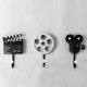 thumbnail image 2 of 3 Pcs/Set Vintage Hooks Film Equipment Hooks Wall Mount Hooks Resin Wall Hook, 2 of 2