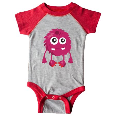 

Inktastic Furry Monster Cute Little Monster Pink Monster Gift Baby Boy or Baby Girl Bodysuit