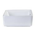 thumbnail image 5 of EAGO BA130 15" SQUARE CERAMIC ABOVE MOUNT BATHROOM BASIN VESSEL SINK, 5 of 7