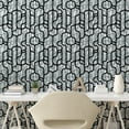 thumbnail image 2 of Ambesonne, Abstract Modern Art Peel & Stick Wallpaper for Home, Geometric Vibes, 13"x72", Charcoal Grey Pale Grey, 2 of 5