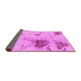 thumbnail image 2 of Ahgly Company Indoor Round Abstract Pink Modern Area Rugs, 8' Round, 2 of 4
