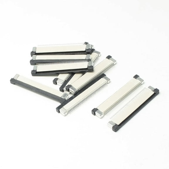 Unique Bargains FFC FPC 45-pin 0.5mm Pitch Spacing Ribbon Flat Socket Connector 10 Pcs