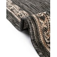 thumbnail image 6 of Unique Loom Outdoor Traditional Collection Area Rug - Antique (2' 7" x 10' Runner Charcoal Gray/Natural), 6 of 6