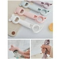 thumbnail image 5 of Cinvoph 2 Pcs Cute Can Opener Manual, 4-in-1 Multi-Function Plastic Bottle Opener, Portable Cap Remover Tool for Home Kitchen Restaurant, Purple Pink, 5 of 5