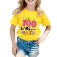 thumbnail image 1 of TZEWGL Tops For Toddler Round Neck Loose Short Sleeve Graphic Print Top For Kids size 2-3T, 1 of 4