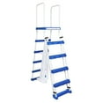 thumbnail image 1 of Open Box Swimline A-Frame Pool Ladder w/ Barrier for 48" to 52" Pool Height, 1 of 5