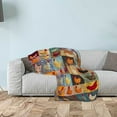thumbnail image 5 of Flannel Chicken Blanket, Soft, Lightweight, Warm, Fluffy All-Season Flannel Blanket for Bed, Living Room, Home Decor, 5 of 6