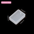 thumbnail image 2 of Uxcell 20 Pcs Moldes Rectangulares de Resina Silicona Kit de Llaveros, Blanco, 2 of 6