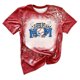 thumbnail image 4 of Camiseta holgada de manga corta con cuello en V y estampado informal elegante para mujer OAVQHLG3B Store  lin121212, 4 of 5