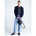 thumbnail image 3 of Free Assembly Women's and Women's Plus Ruffle Collar Bomber Jacket, Sizes XS-4X, 3 of 8