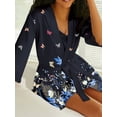 thumbnail image 3 of Avidlove Womens Nightgown and Robe Sets Satin Silk Sleeveless Nightdress with Bathrobes Knee Length Bride Sleewear, 3 of 5