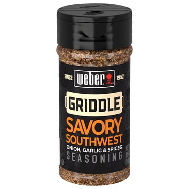 Weber Griddle Savory Southwest Spices Seasoning Blend, 5.6 oz Bottle