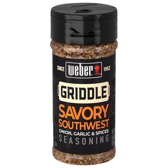 Weber Griddle Savory Southwest Spices Seasoning Blend, 5.6 oz Bottle