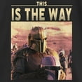 thumbnail image 2 of Girl's Star Wars: The Mandalorian The Armorer Time for a Fight Graphic Tee Black Medium, 2 of 4
