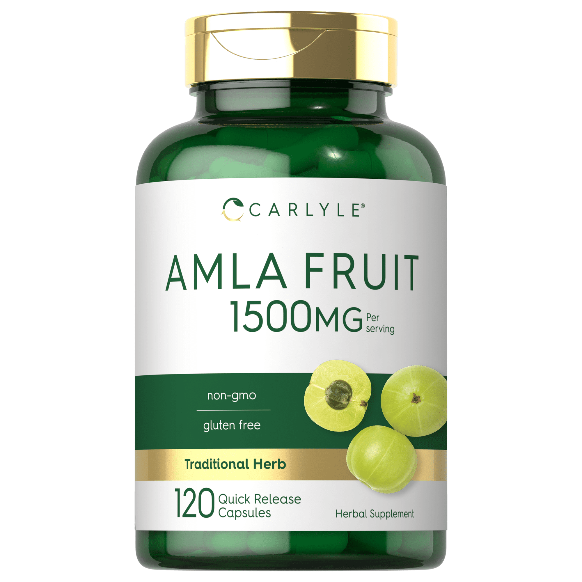 Amla Capsules | 1500mg | 120 Count | by Carlyle
