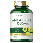Amla Capsules | 1500mg | 120 Count | by Carlyle