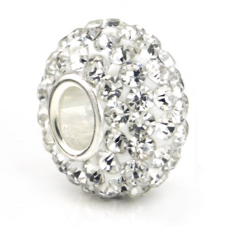 chamilia pandora biagi trollbeads bead charm fits sterling bracelet european crystal ball silver