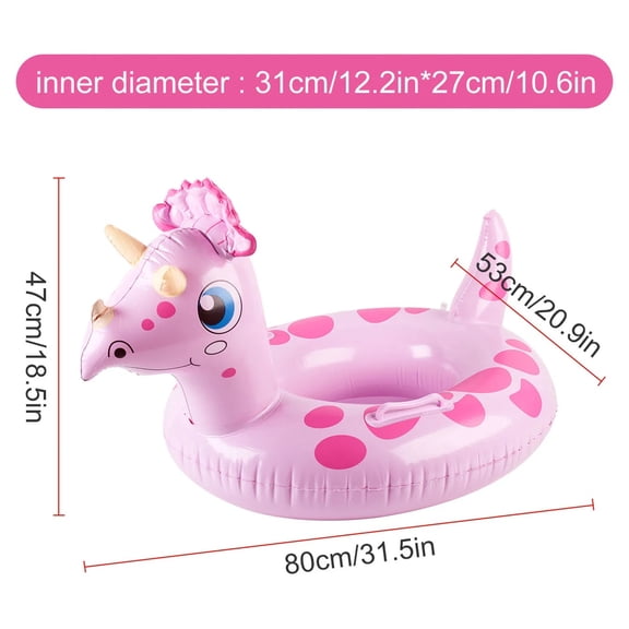 Inflatable Dinosaur Pool Floats,Inflatable Float Raft with Handle, Pool Inflatable Floats,Swimming Pool Beach Party Decorations