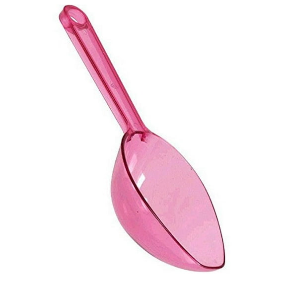 Mini Pink Plastic Candy Scoop - 6 1/2 Inches Long (43784-103)
