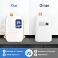 thumbnail image 4 of Electric Tankless Water Heater 3.0KW 110V Instant Hot On Demand Residential Electric Water Heater for Kitchen rv Whole House Shower Sink Small, 4 of 9